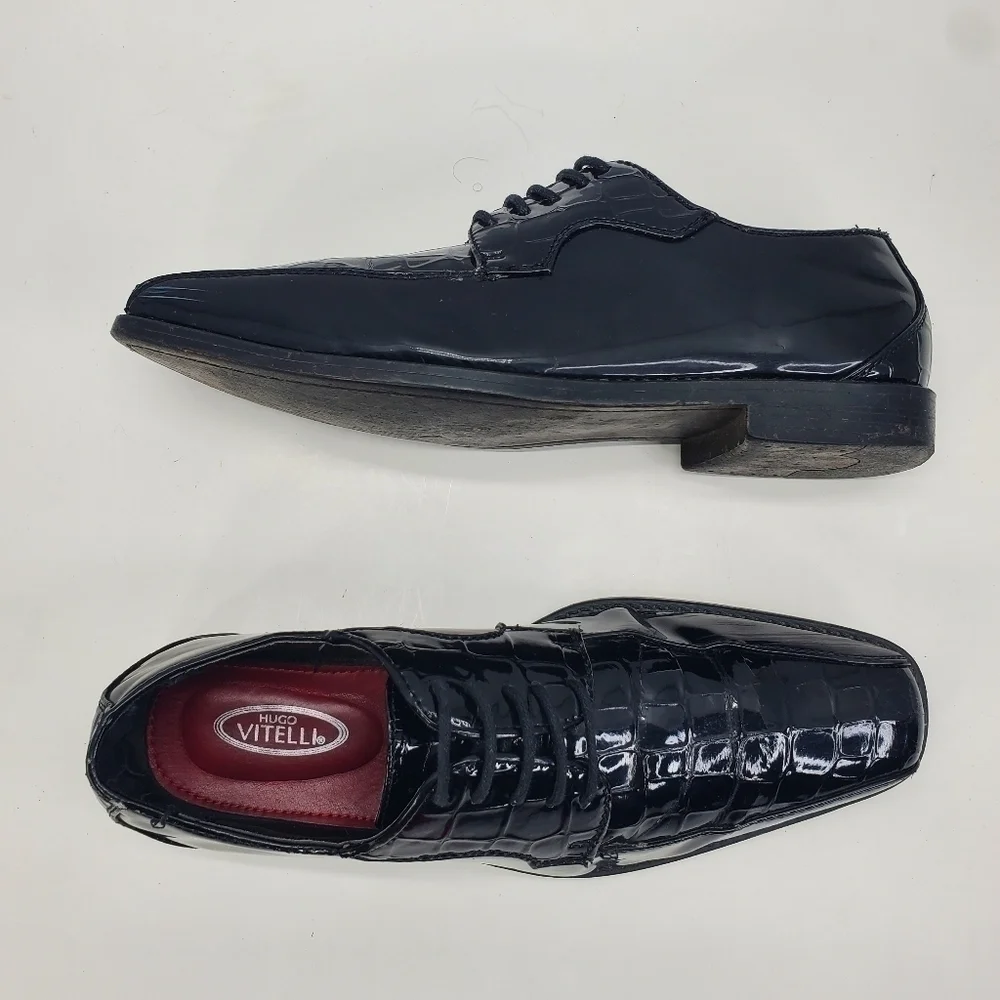 Hugo Vitelli Dress Shoes Men’s 9M Black